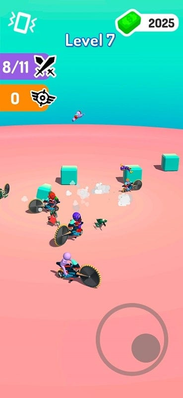 Saw Machine.io MOD APK Challenging Level