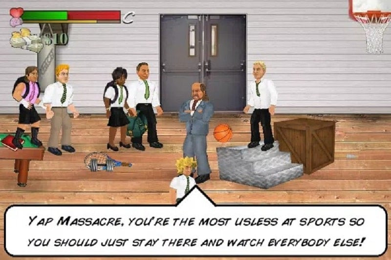 School Days MOD APK gameplay screenshot