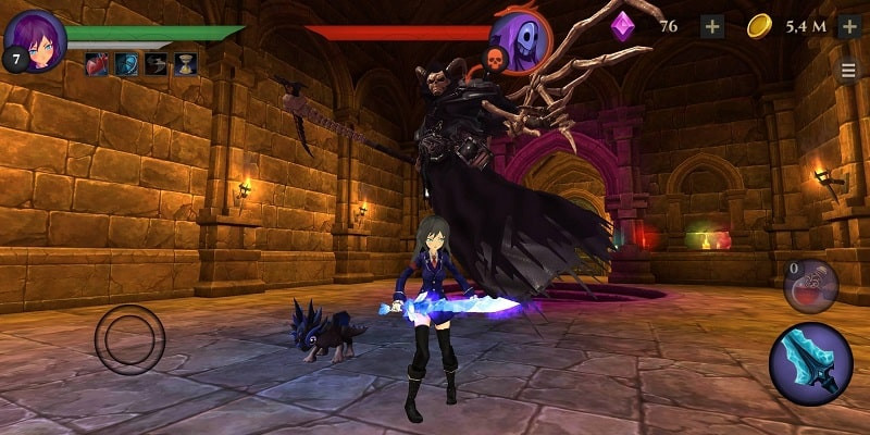 School Girl Mod APK Weapon Screenshot