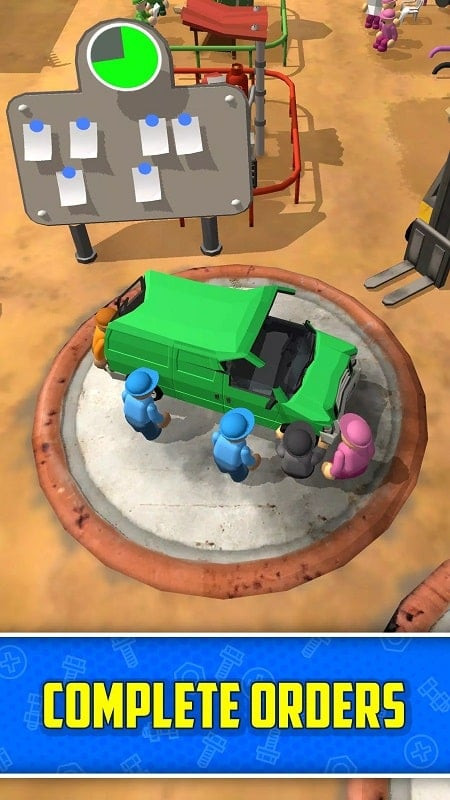 Scrapyard Tycoon employee management screenshot