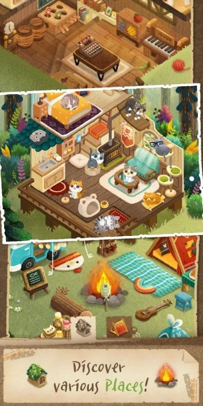 Secret Cat Forest APK Screenshot