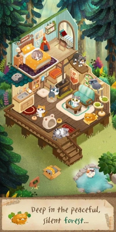 Secret Cat Forest MOD APK Screenshot