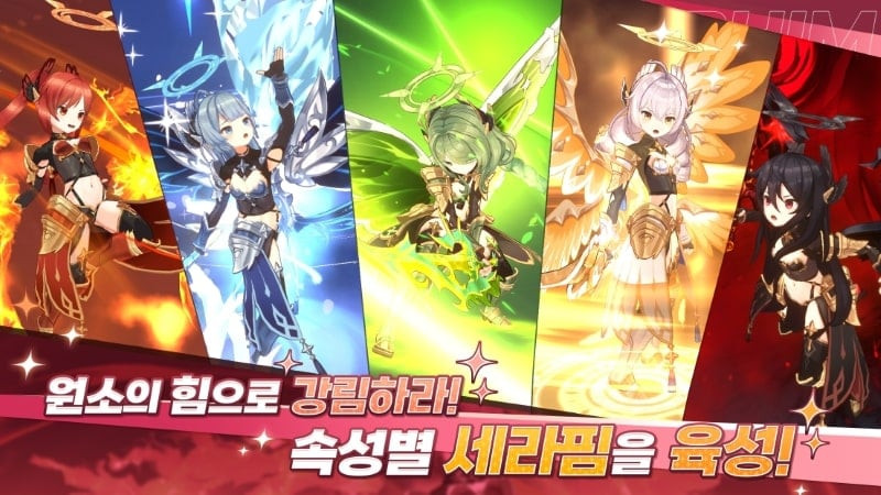 Seraphim Saga MOD APK - Nâng Cấp Nữ Chiến Binh