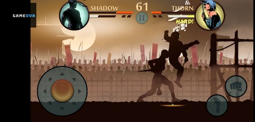 Shadow Fight 2 mod vip - Hình ảnh nhân vật với trang bị vip