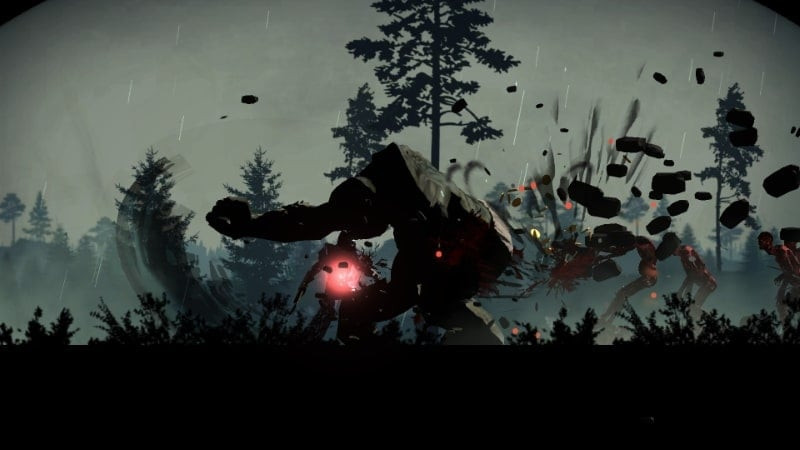 Shadow Hunter gameplay screenshot showing enemies