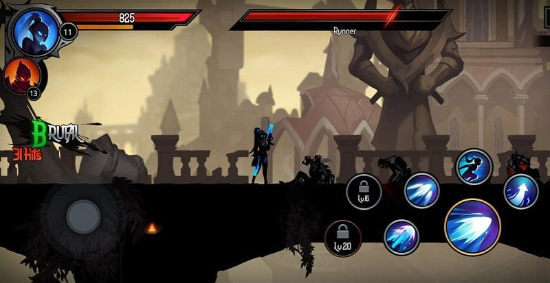 Shadow Knight MOD APK download button