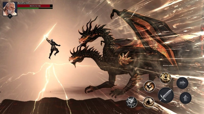 Shadow Rival boss fight screenshot