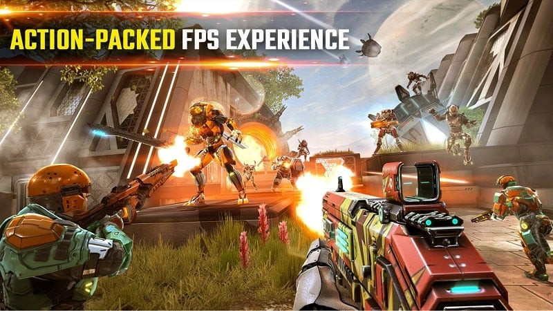 Shadowgun Legends MOD APK - Trận chiến không gian khốc liệt