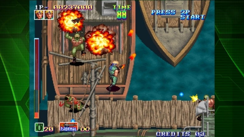 SHOCK TROOPERS ACA NEOGEO Gameplay on Android