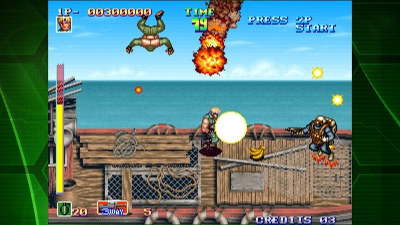 SHOCK TROOPERS ACA NEOGEO Gameplay Screenshot