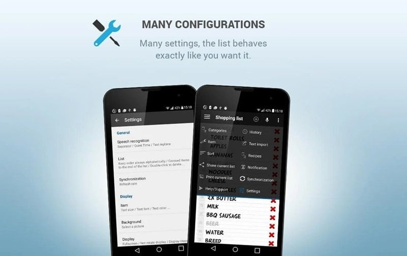 Shopping list voice input mod apk