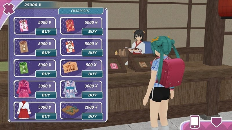 Shoujo City 3D MOD APK in-game screenshot