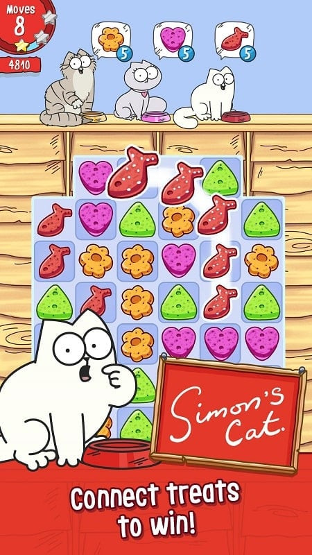 Simon's Cat Crunch Time MOD APK gameplay