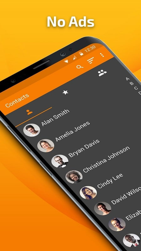 Simple Contacts Pro MOD APK Screenshot