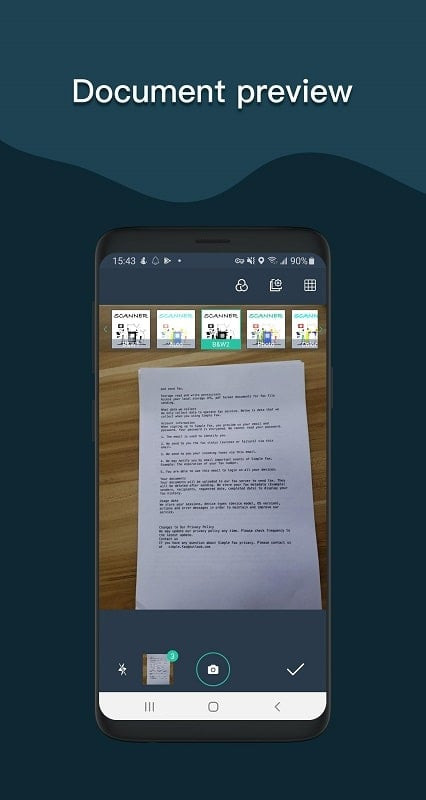 Simple Scan MOD APK - Chỉnh sửa tài liệu