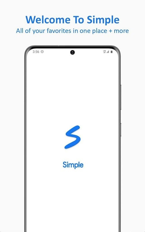 Simple Social MOD APK on a mobile phone