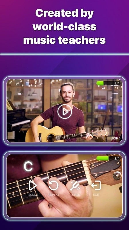 Simply Guitar by JoyTunes Mod APK Free Screenshot