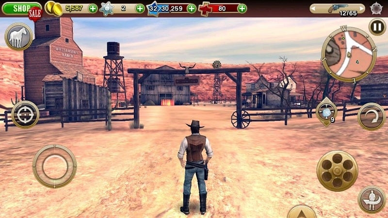 Six Guns Gang Showdown character customization