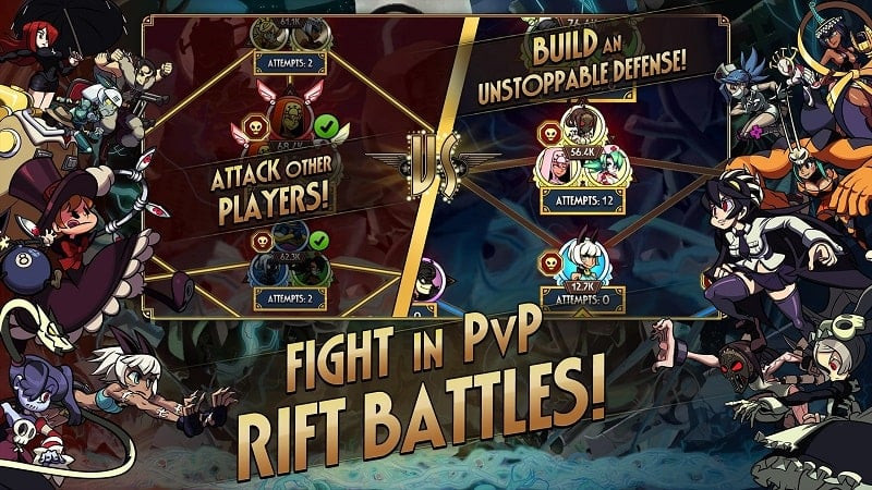 Skullgirls Fighting RPG mod apk