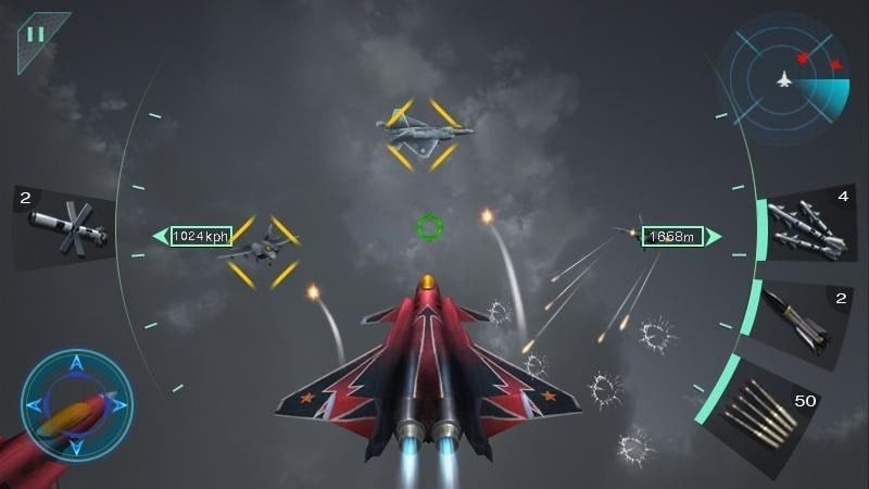 Sky Fighters 3D MOD APK In-Game Screenshot