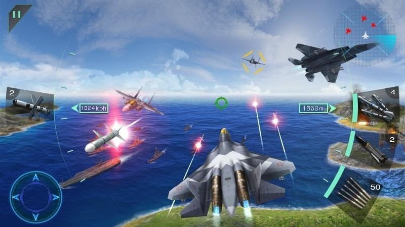 Sky Fighters 3D MOD APK Screenshot