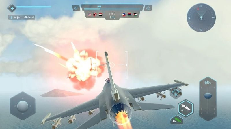 Sky Warriors gameplay on Android