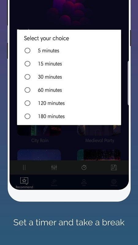 Sleep Sounds MOD APK Timer Feature