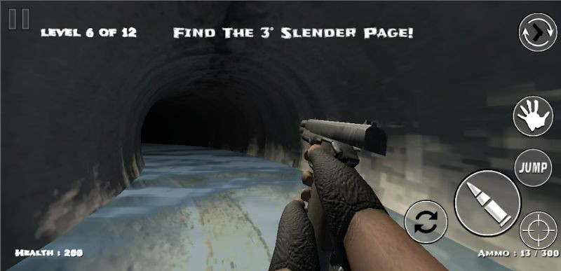 Slender Insane weapon selection screenshot