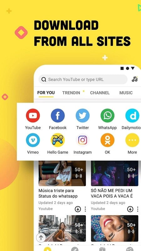 SnapTube MOD APK Features