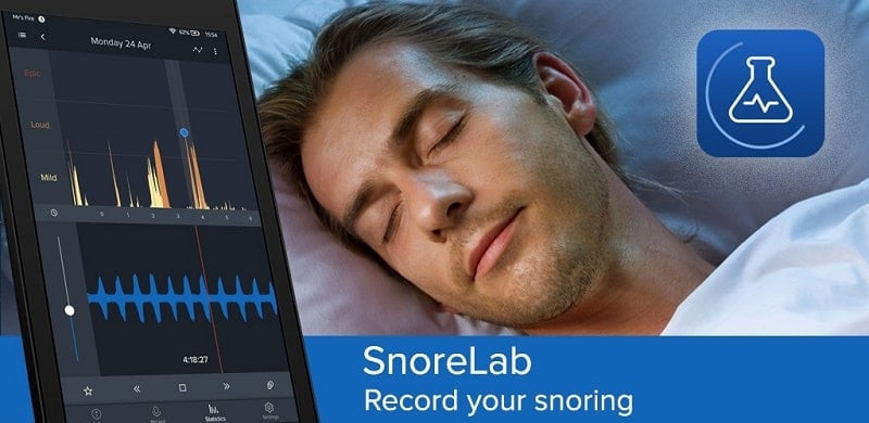 SnoreLab - theo dõi giấc ngủ và tiếng ngáy