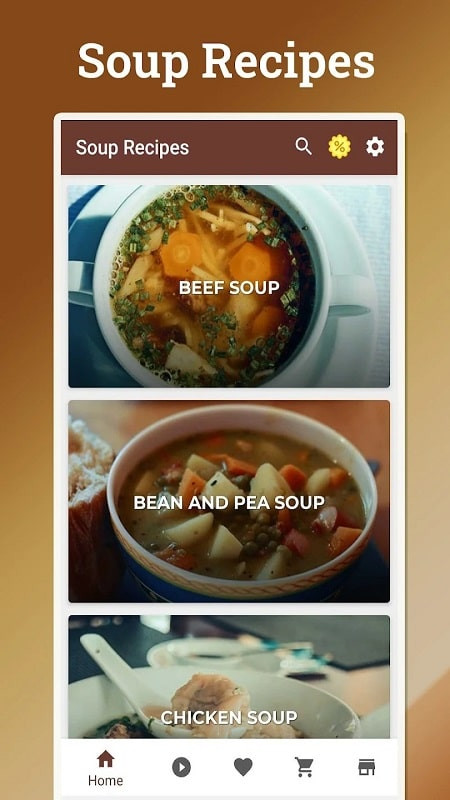 Soup Recipes MOD APK Features