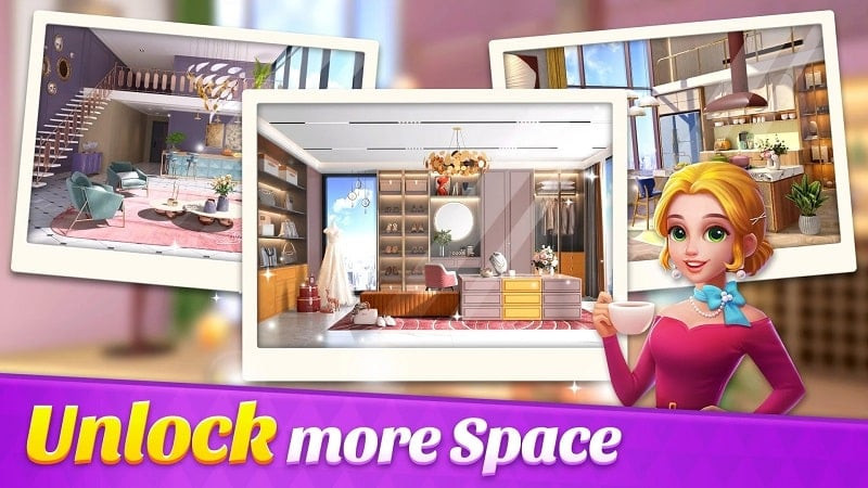 Space Decor: Mansion gameplay screenshot