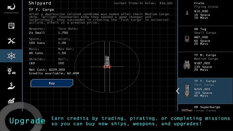 Space RPG 3 trade route map