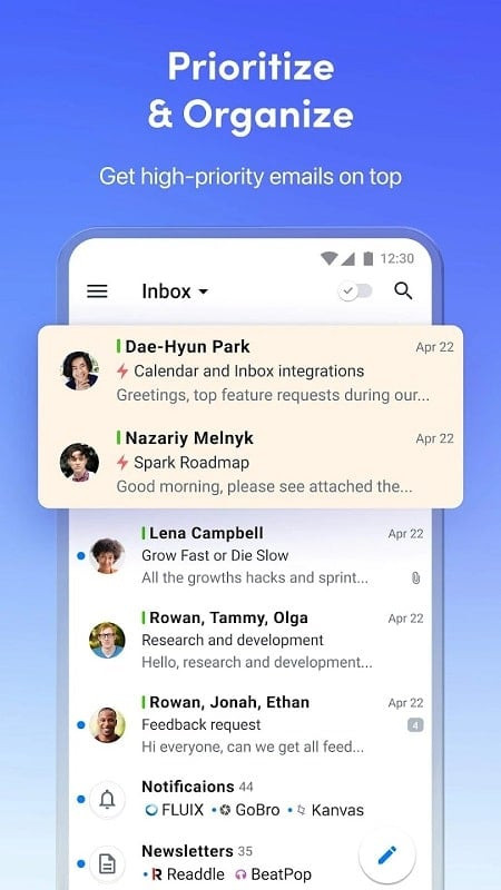 Spark Mail MOD APK for Android