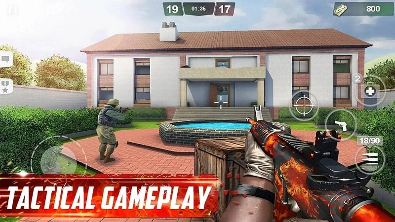 Special Ops gameplay screenshot displaying various weapons