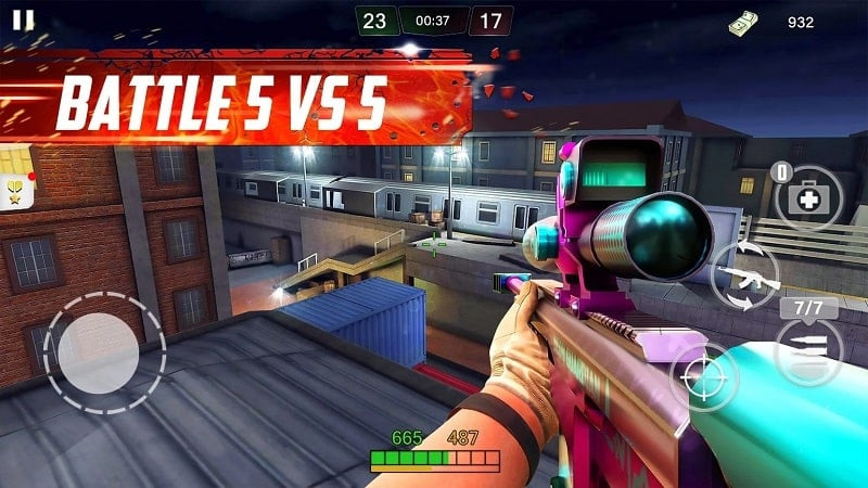 Special Ops gameplay screenshot showing the MOD features