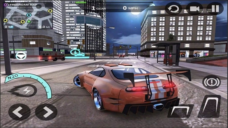 Speed Legends Car Driving Sim android - Hình ảnh người chơi đang cầm điện thoại chơi game Speed Legends