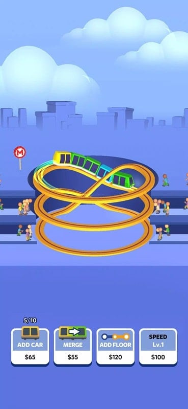 Speed Train MOD APK screenshot