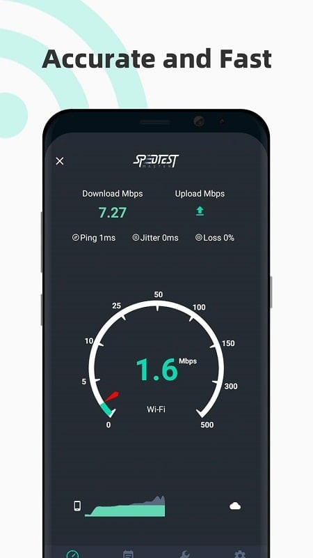 SpeedTest Master MOD APK interface