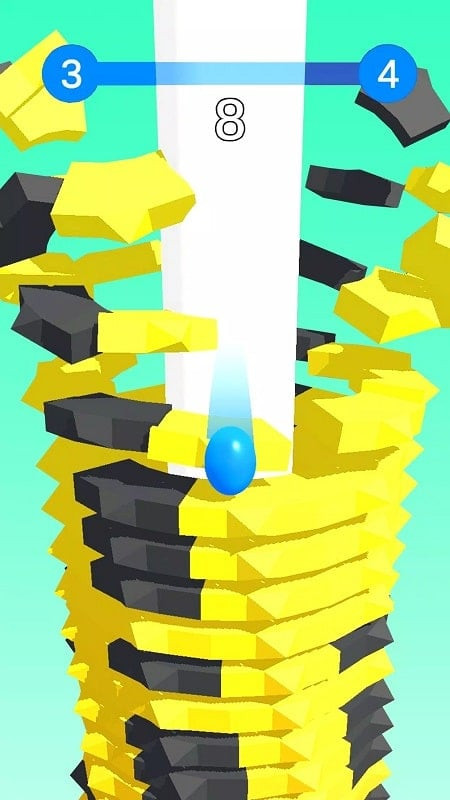 Stack Ball Gameplay Screenshot