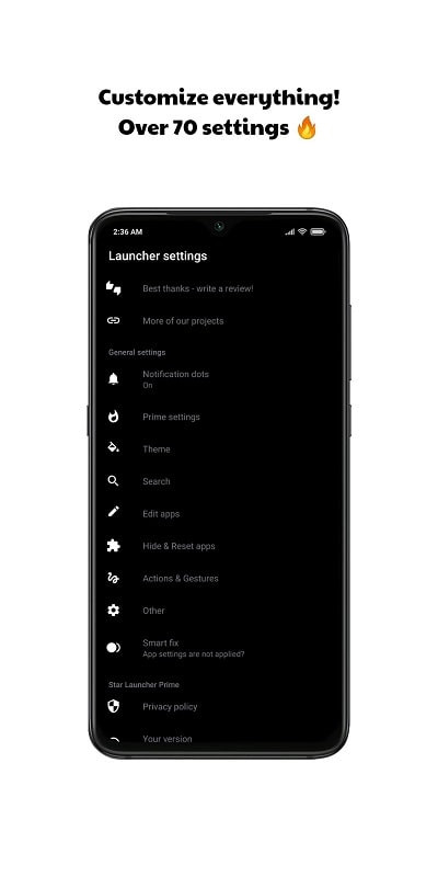 Star Launcher Prime Mod App Protection