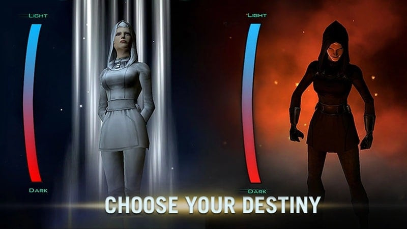 STAR WARS: KOTOR II character stats screen