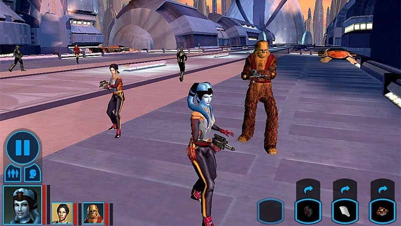 Character customization in Star Wars KOTOR mod apk