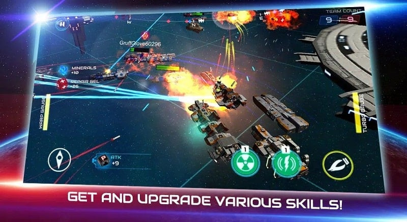 Starship Battle space battle screenshot