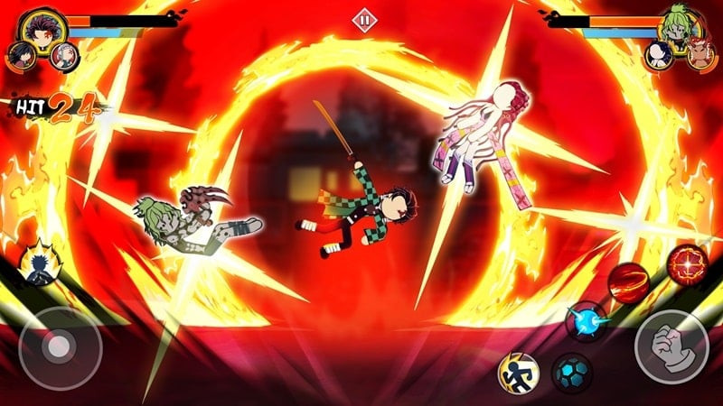 Stick Demon Shadow Fight combat screenshot