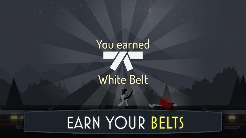 Stick Fight: Shadow Warrior belt progression