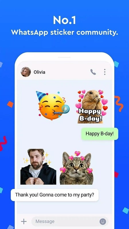 Sticker.ly App Interface