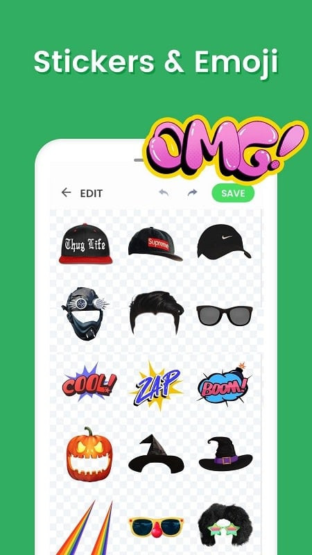 Sticker Maker MOD APK Sharing Feature