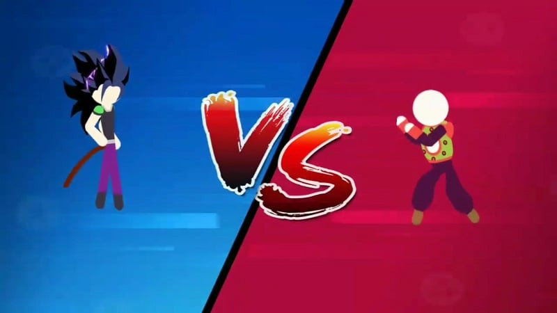 Stickman Fighter Dragon Shadow MOD APK Download Button