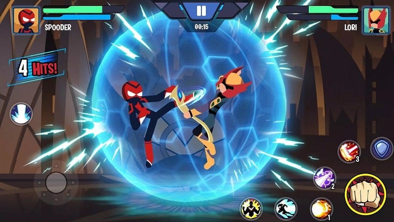 Stickman Heroes gameplay screenshot